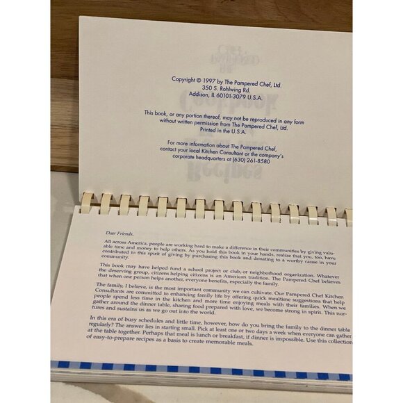 Pampered Chef Recipes from the Heart Cookbook 1997 | Vintage Spiral-Bound - Picture 4 of 4